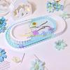 92MF Oval/Round Resin Tray Molds for Epoxy Resin Holder Decoration Resin Tray Molds for Jewelry Storage Tray