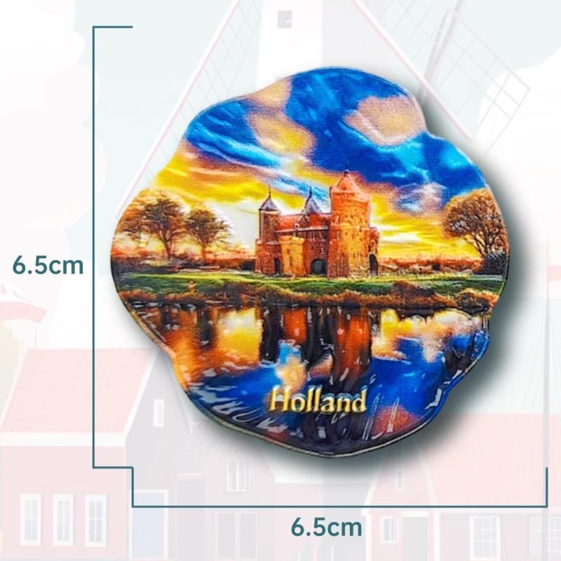 

The Netherlands Fridge Stickers Windmill Tulip Souvenirs Holland Fridge Magnets Home Decoration Wedding Gifts