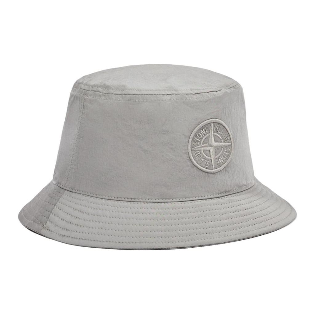 STONE ISLAND Original Design Polyamide Fisherman Hat Men Hats Gray K1S159100009S0076
