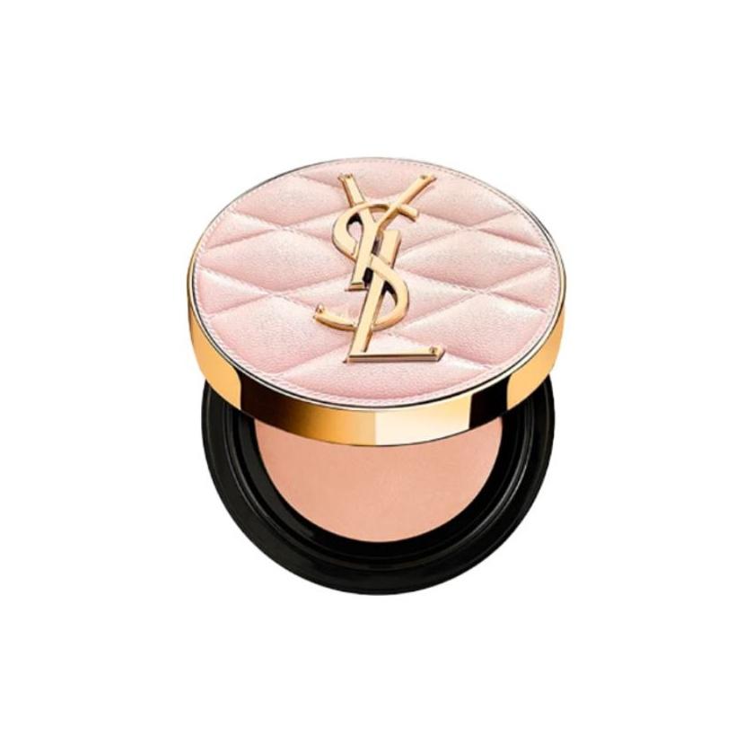 SAINT LAURENT Pink Leather Spring Summer Diamond Pattern Limited Edition Air Cushions Gentle Shopping Bag Not Included