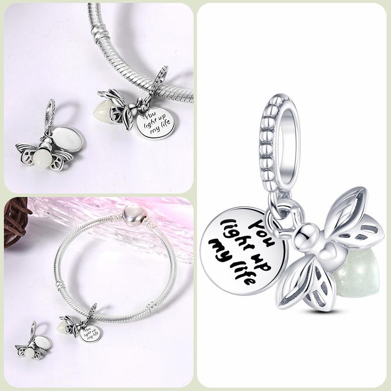 Modne koraliki zawieszki S925 ze srebra próby 925 w stylu klasycznym i romantycznym z motywem żółwia lotosu, odpowiednie do oryginalnej bransoletki DIY na prezent