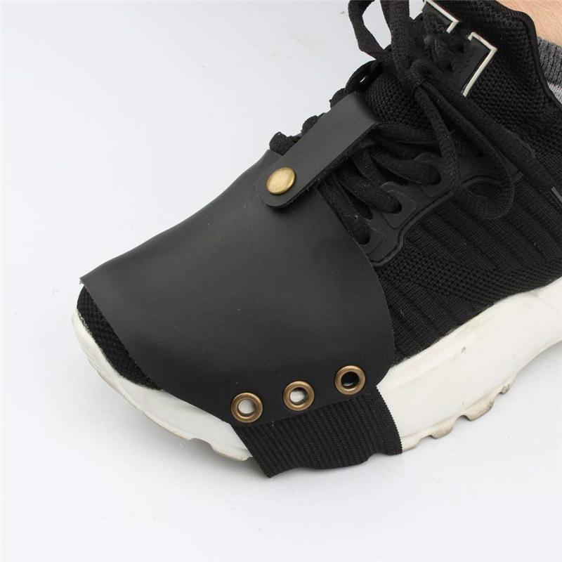Universal Motorcycle Shoes Protective PU Leather Gear Shift Shoe Covers Boots Protector Cover Shifter Pad Case Motocross Racing