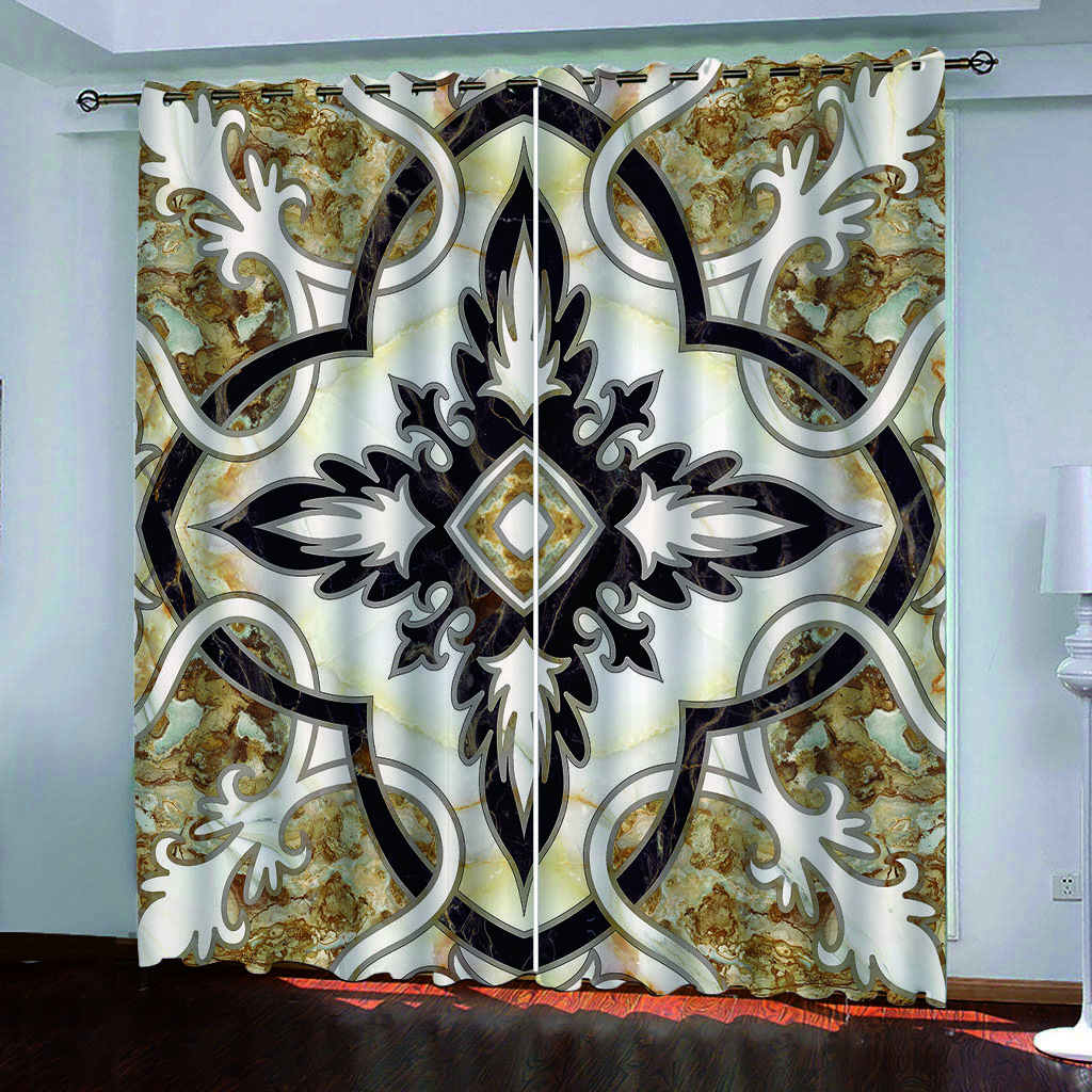 

Европейская роскошь Современные Золотые Тонкие Затемняющие Рулонные Шторы для Детской Спальни Гостиной Кухни Двери Домашний Декор 2 Штуки W50 X H130(CM)X2&Hook