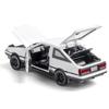 1:32 Toyota AE86 Sports Car Alloy Model Miniature Car Toy Diecast Metal Sound Light Vehicles for Child Birthday Gift