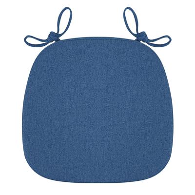 BLISENCHY Memory Foam Chair Cushion with Ties Dining Chair Comfortable Kitchen and Dining Room Seat Cushions with Machine Washable Cover - Non-Slip