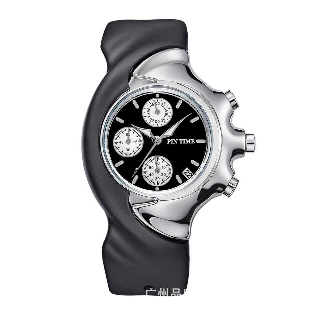Y2K Watches Niche Trend Men's Timepieces with Unconventional Cases Alloy Quartz Watches for Gentlemen Hochwertige Regali Premium