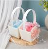 European Lace Bow Wedding Flower Girl Basket & Decorative Storage Basket