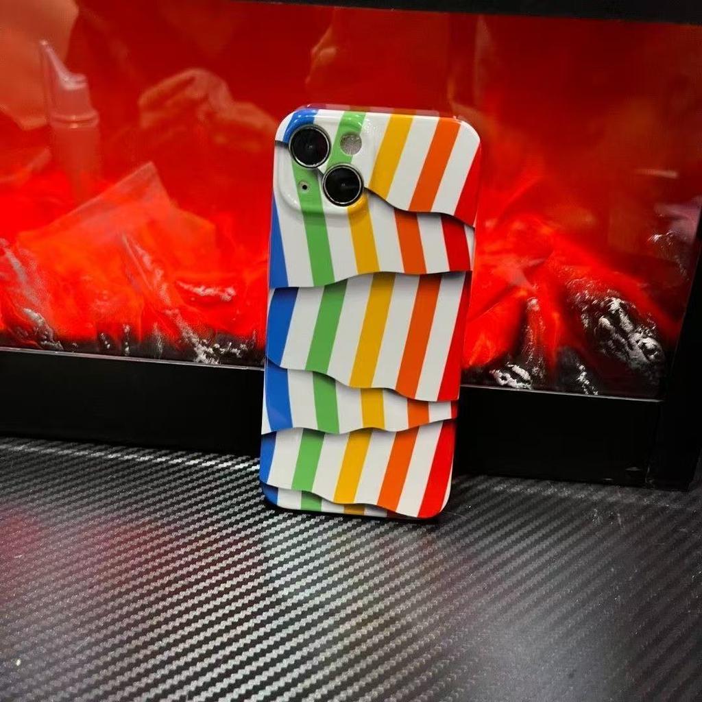 2025 Creative Pattern Mobile Phone Case for 14/13/12/15/16/Plus/Pro/Max Anti-fall Protective Cover Popular Style Lightweight Anti-Scratch