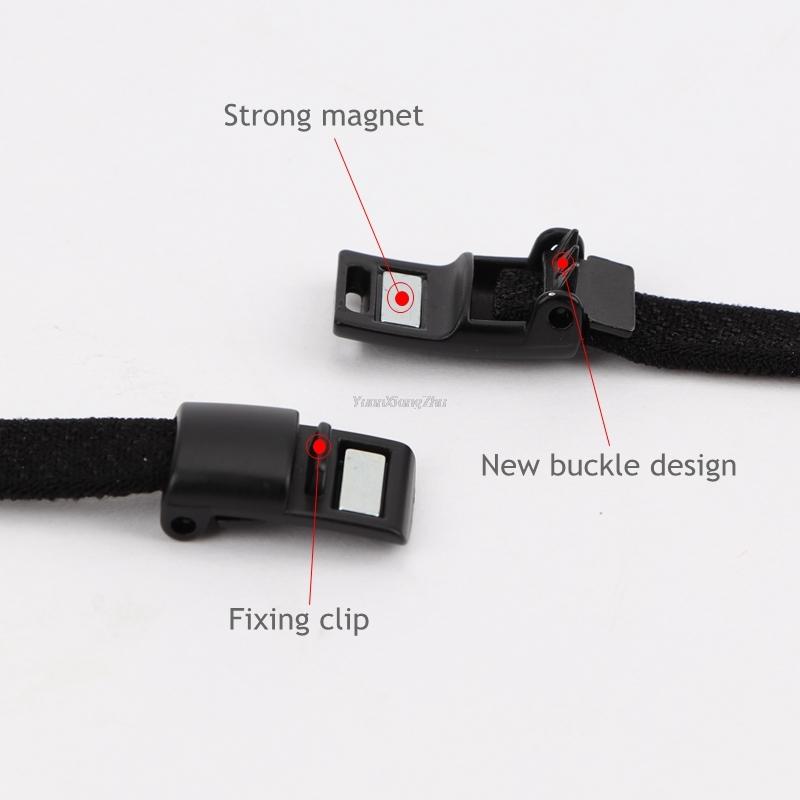 Matte Metal Shoelace Magnetic buckle Shoelaces magnetic Lock 28colors Shoes Accessories Sneaker Kits Metal Laces Buckle