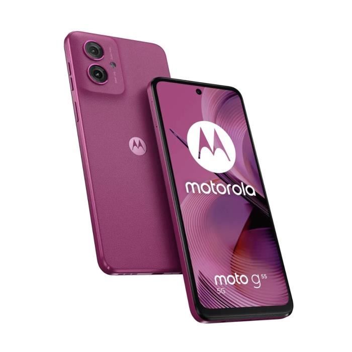 Motorola Moto G55 5G 8 Go/256 Go Violet (Twilight Purple) Double SIM