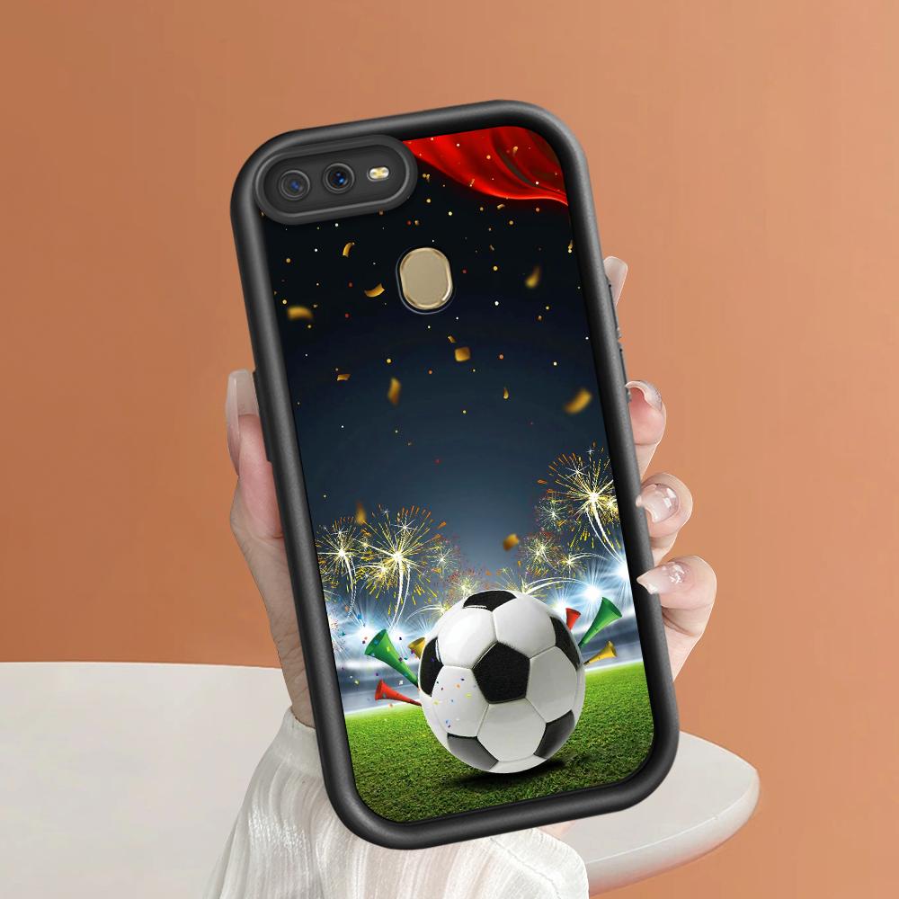 Soft Silicone Square Ladders Cartoon Pattern Full Cover Camera Protection Shockproof Case for OPPO Reno Realme OnePlus