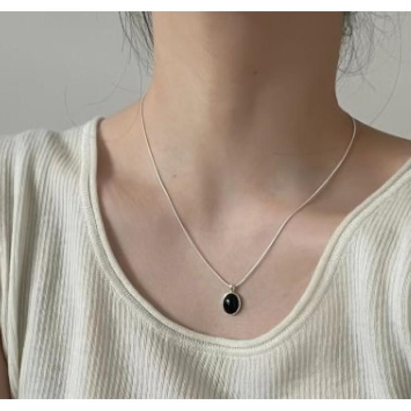 Minimalist Korean Style Clover Pendant Necklace Women Zinc Alloy Dainty Chain Jewelry Gift