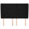 VidaXL Headboard with Ears Black 147x23x118-128 Cm Velvet3118244