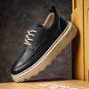 22 autumn new thick-soled casual shoes trendy board shoes Jinjiang leather light-soled Martin shoes
