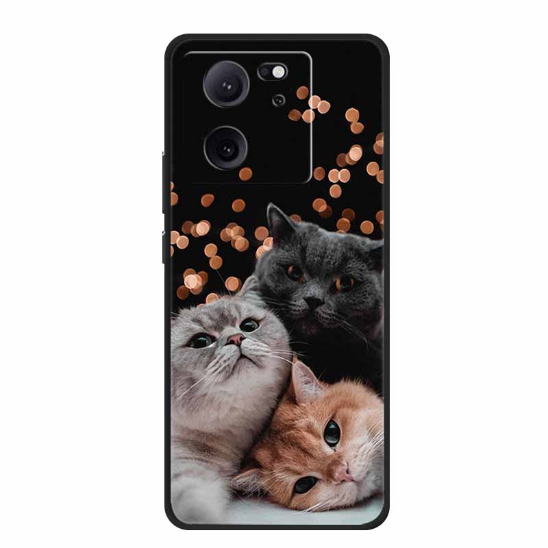 Case For Xiaomi 13T Pro 5G Luxury Protective Soft Silicone TPU Back Cover Phone Cases for Xiaomi Mi 13T Pro Cartoon Bumper Coque