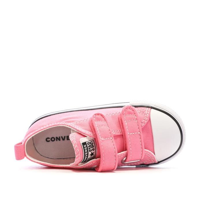 Basket - CONVERSE - 130890 - Rose - Enfant - Textile - Lacets