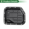 UXCELL 1 Pc No.52118779AB Engine Oil Pan for Dodge for Ram 1500 1996-2001 Iron Black