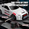 4WD RC Drift Car 20KM/H Remote Control High Speed RC Cars with LED Lights Extra Drifting Tires Vehicle Toy for Adults Boys Kids