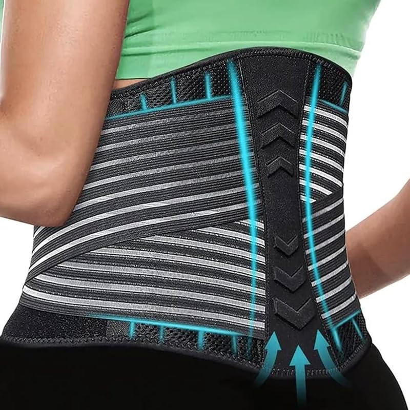 

[Co-developed with judo therapists] waist supporter waist belt [Unisex 72cm (L) - 100cm (XL) Waist x Lumbar point pressure pad x Double belt] Soft