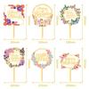 Rose Gold Birthday Party Cake Decorating Tools Happy Birthday Girl Boy Acrylic Cake Topper Baby Shower Dessert Accessories Tools
