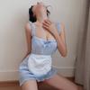 Sexy lingerie little maid sexy sweet suspender skirt cosplay maid pure