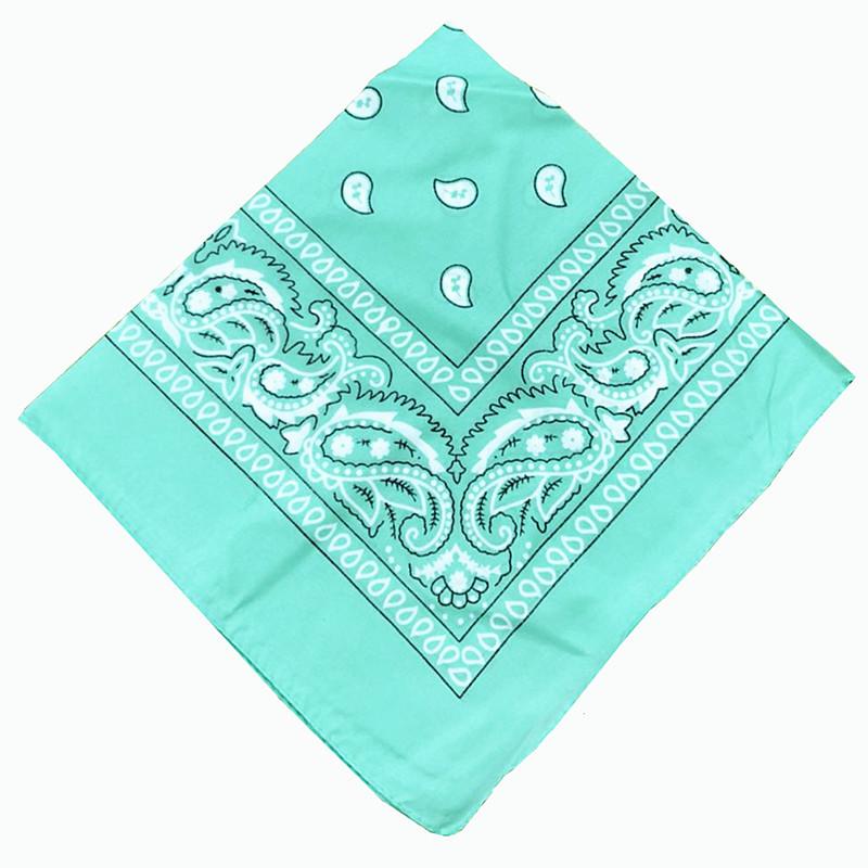 Unisex Herr Kvinnor Bomull Bandana Hårband Cowboy Herr Biker Sport Huvudbonader Handled Hårinpackning Enkelsidig Head Wrap Scarf Paisley