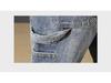 Men's Trendy Retro Harem Jeans: Loose Fit, All-Season, Straight Overalls.