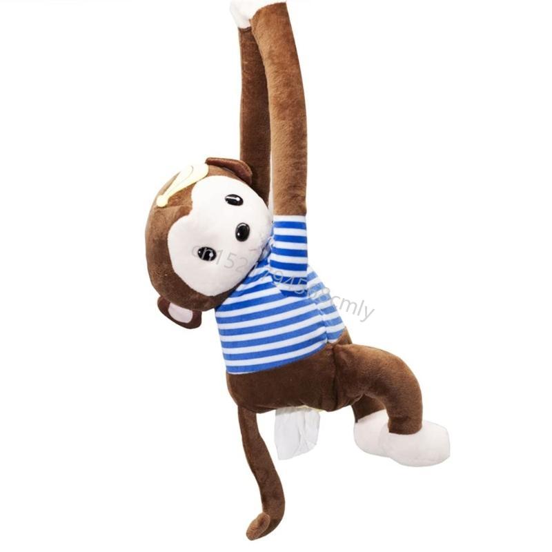 Hanging-Monkey Tissue Holder Napkin-Box Creative-Tissue Box Animal Tissue Paper 6XDE