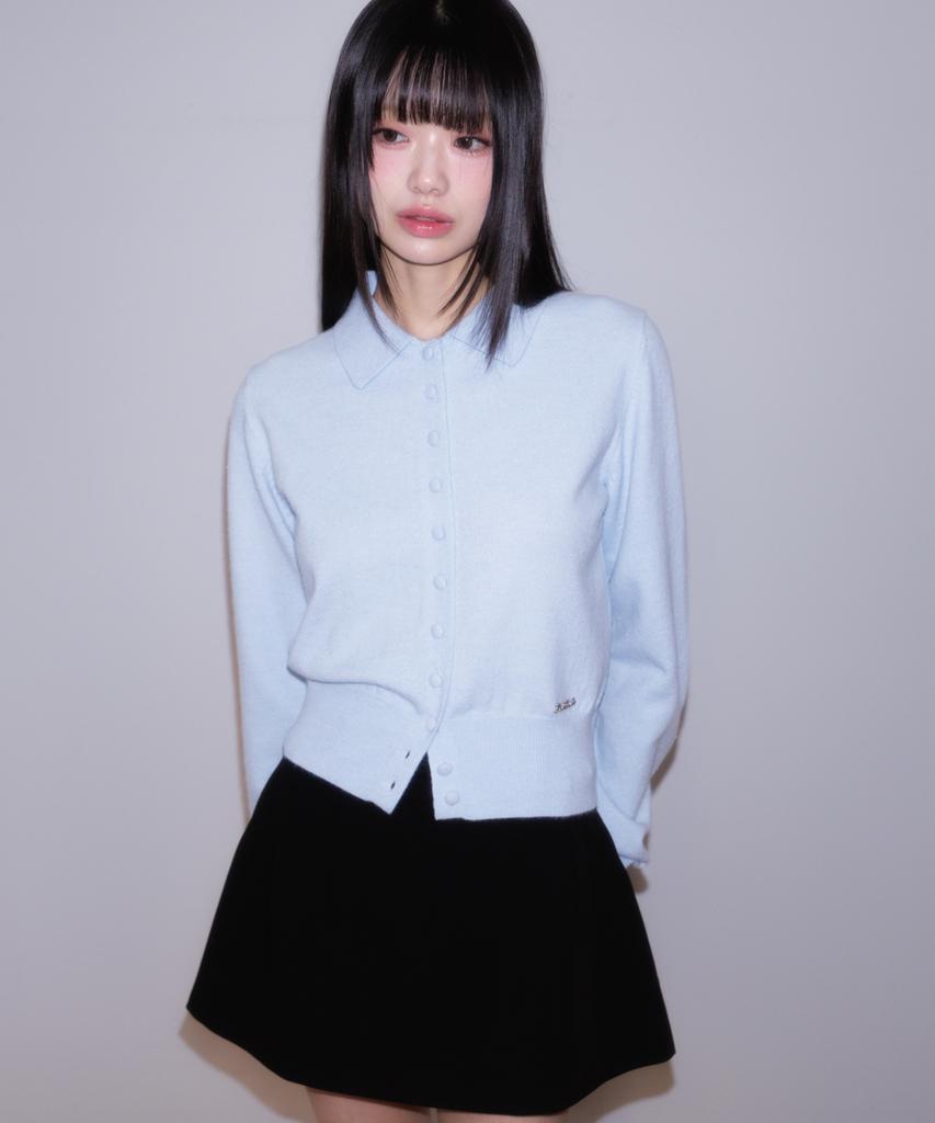 ROSEFRANTZ Frill Waist Pintuck Miniskirt [Black]