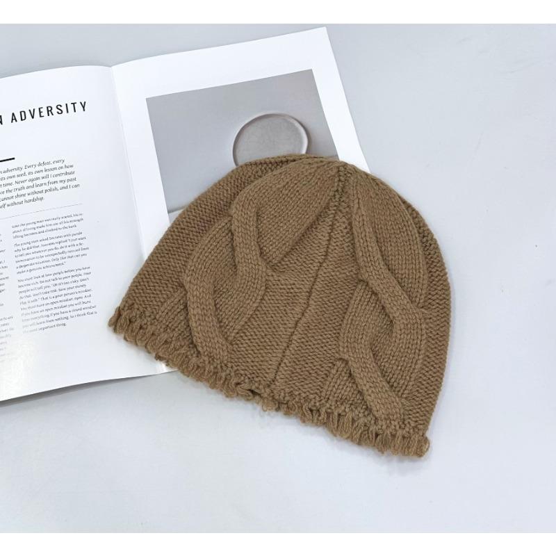 25 Early Autumn New Knitted Hats for Men and Women, Winter Warm Ear Protection Wool Hats, Soft and Cold-proof Hats