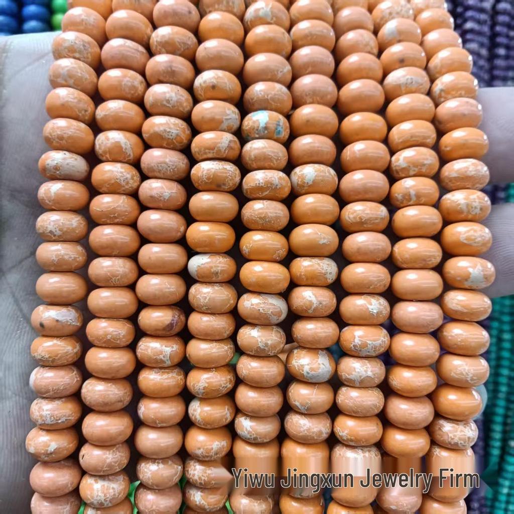 100 Natural Stone 5x8mm Abacus Beads for Jewelry Making – Bracelets & Necklaces