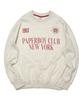 PAPERBOY Sports Club Sweatshirt - Oatmeal