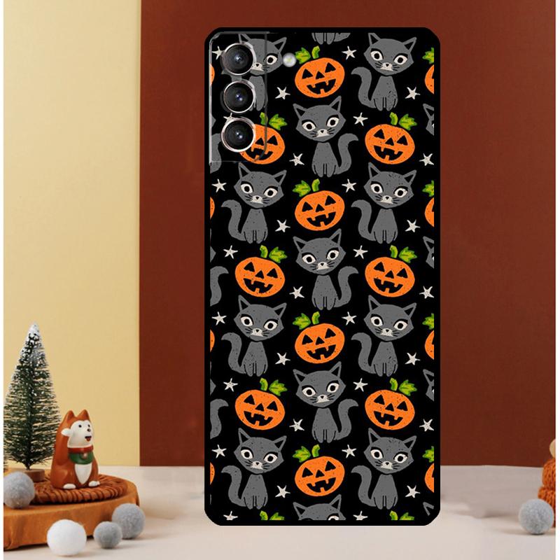 Halloween Pumpkins Case For Samsung Galaxy S25 S26 Ultra S20 S21 S22 S23 S24 Ultra S10 Plus S25 FE Cover Funda