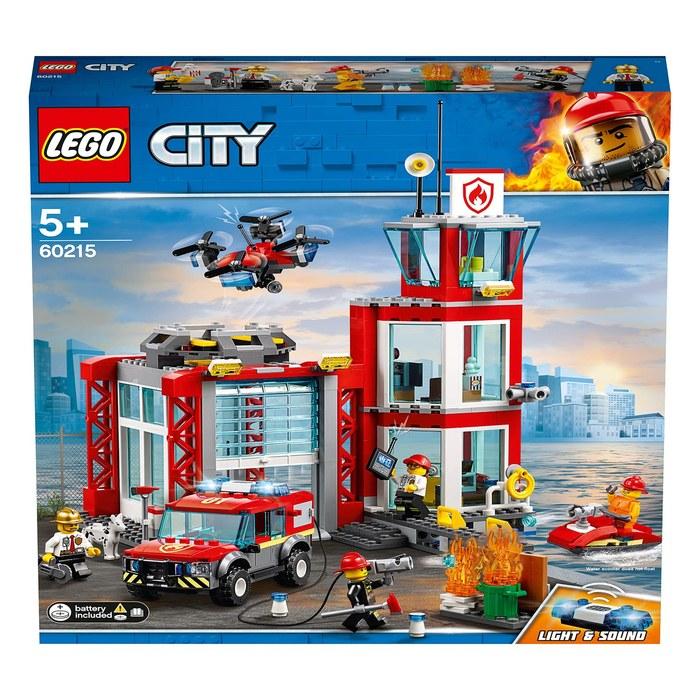 LEGO City Fire Station 60215 Building Blocks Toy for Boys