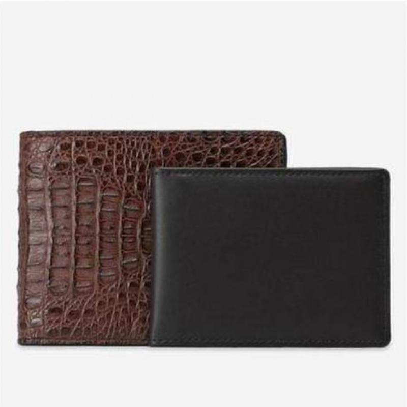 Daks Brown Crocodile Leather Wallet Dbwa6e718w3