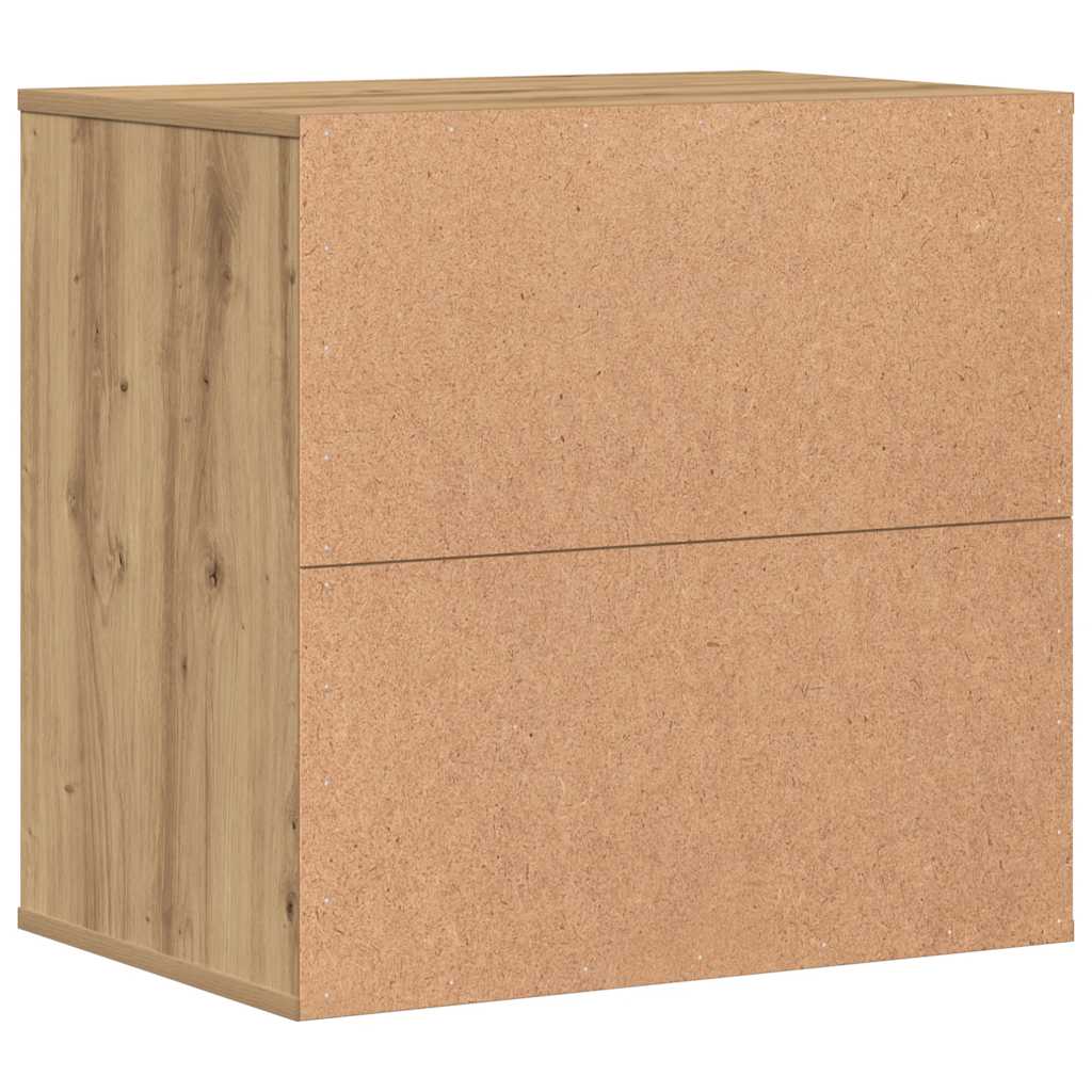 Artisan Oak Chest of Drawers 60 x 41 x 58 cm Engineered Wood