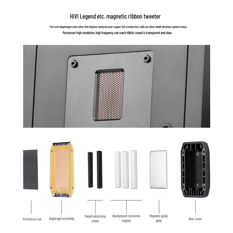 HiVi M300MKII Active HiFi Bluetooth Speakers with Diva Stands CN plug (adapter included)