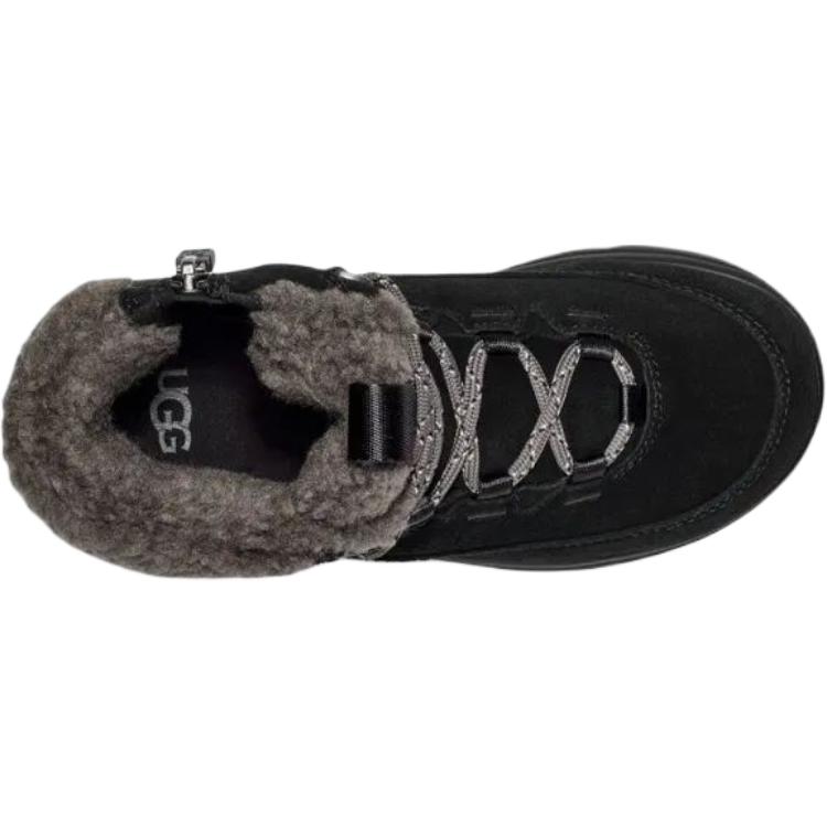 UGG TerreTrail Cozy Lace Boot Black (Kids) Kids Sneakers 1157574K-BLK