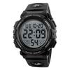 [JULIUS] JULIUS SKMEI Large Number Round Urethane Sport Digital Watch 1258