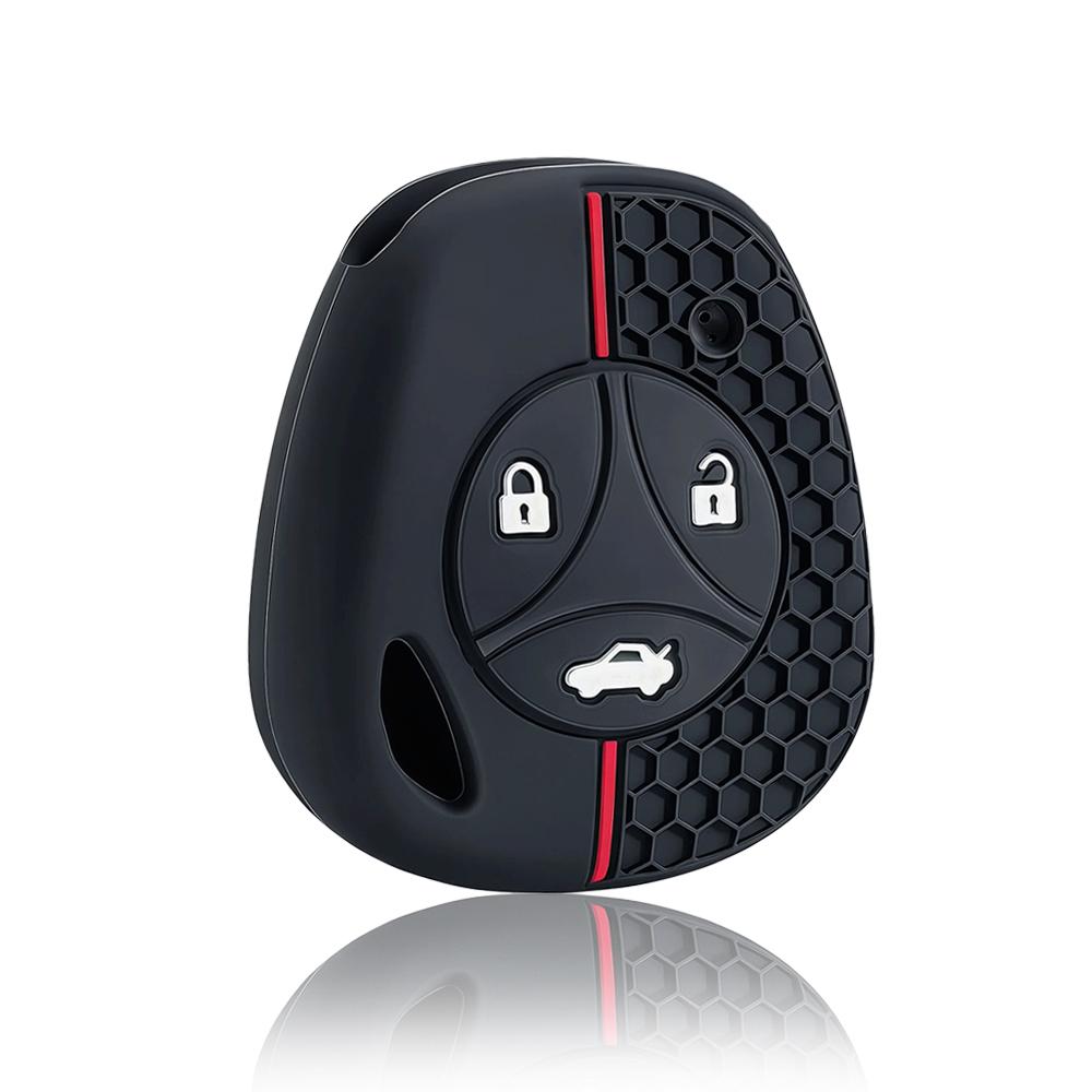Silicone Rubber Car Remote Key Fob Cover Case Protector For Lada Priora Sedan Sport Kalina Granta Vesta X-Ray