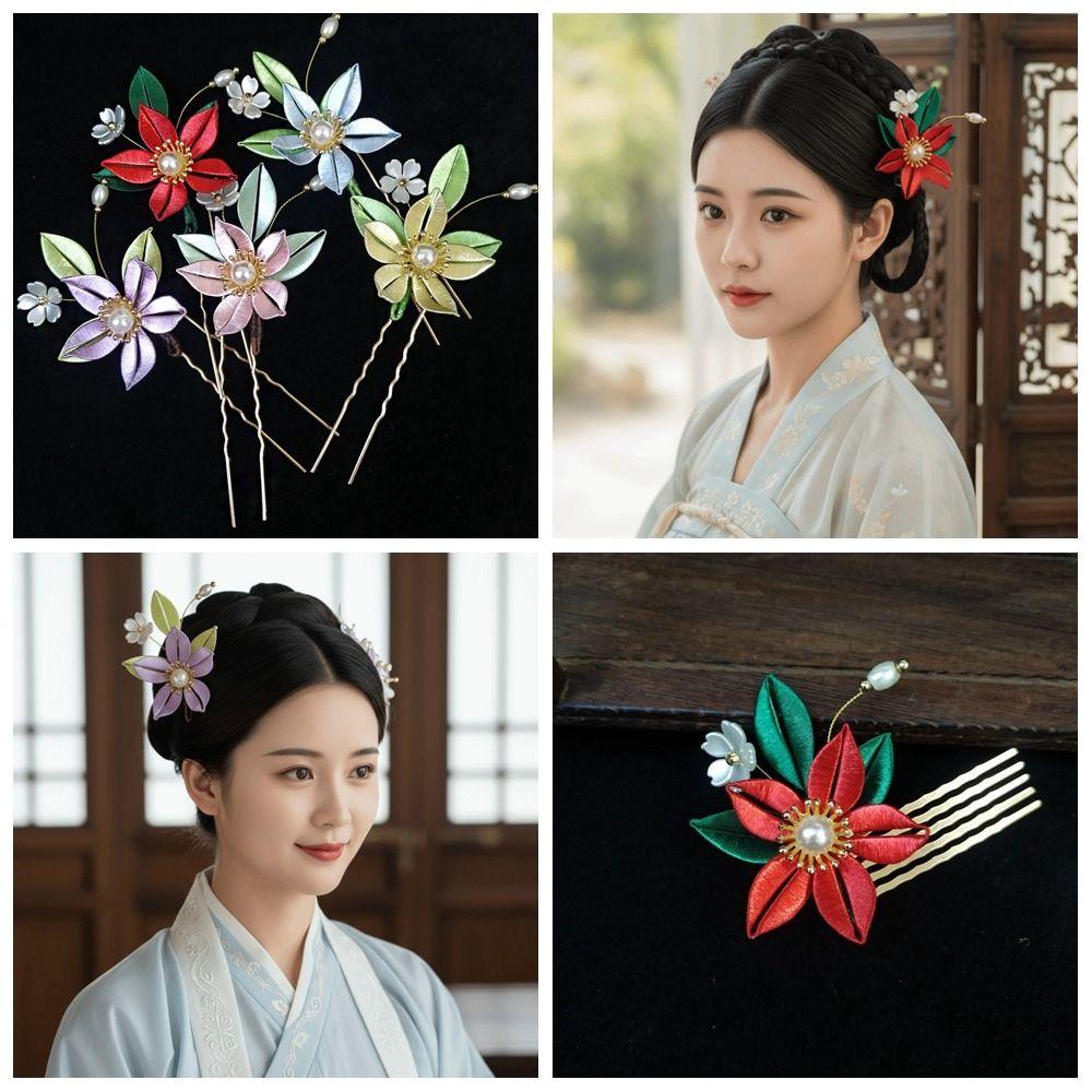 Pearl Chinese Style U-shaped Hair Stick U Shape Hanfu Headwear  Cheongsam Accessories