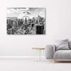 Canvas print, Skyscrapers black and white