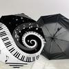 1PC Music Notes Piano Keys Umbrella-8-Rib Reinforced, Automatic Open, Lightweight & Durable, Cute Fashion Accessory for Outdoor-W190
