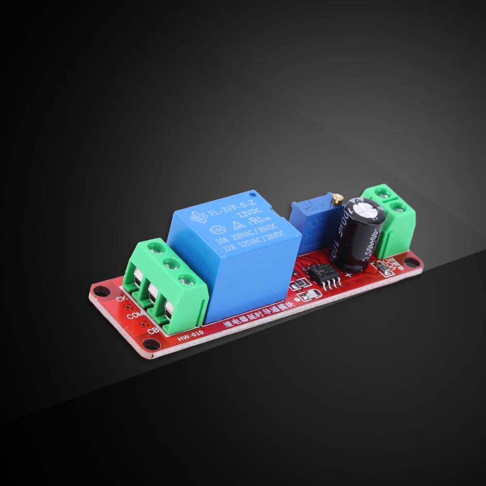 Adjustable NE555 Timer Control Switch Module for Car Relays Delays from 0 to 10 Seconds for Arduino Projects