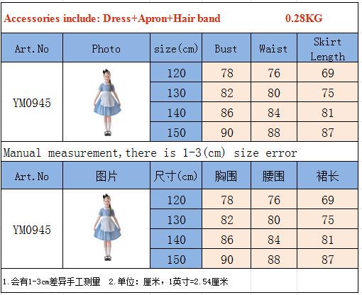 Cosplay Children's Drama Stage Performance Costumes Halloween Costumes European Pastoral Farm Costumes Checkered Girl Dress