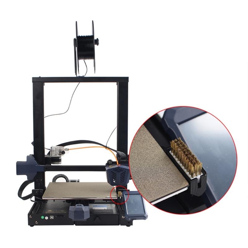 Nozzles Wiper Silicone Brush Mounted Scrubbers Print Head Cleaner Printer Head Wiping for Vype 3D Printer