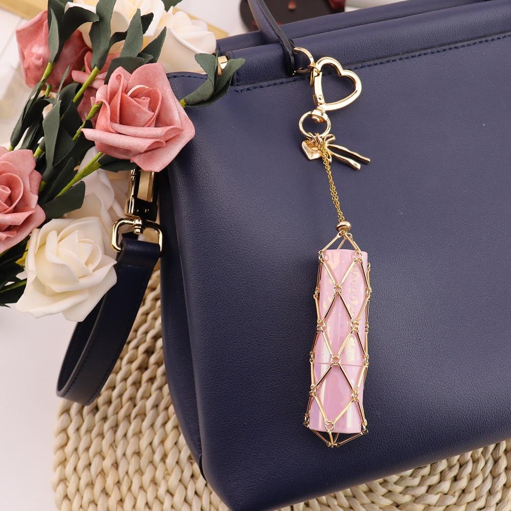 Bag Pendant Fashionable Original Simple Metal Mesh Pocket Pendant Keychain Bag Lipstick Mesh Pocket K57