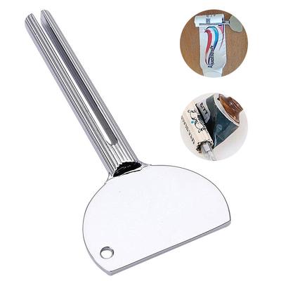 Brand Aluminum Alloy Toothpaste Squeezer Silver Salons Dye Color Squeezer Bathroom Tool