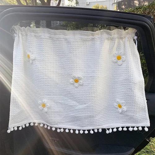 Suction Cup Curtain In The Car Window Sunshade Cover Cartoon Universal Side Window Sunshade UV Protection For Kid Baby Children
