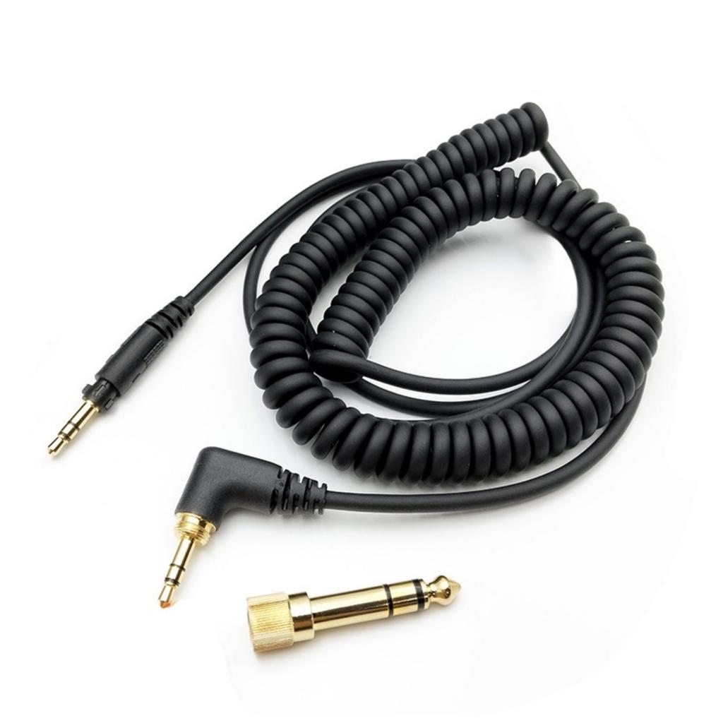 Replacement Headphone Cable for EAH-DJ1200 Head-mounted Earphone 3.5mm Connectors Cord with 6.35mm Adapter